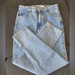 Zara high waisted mom jeans